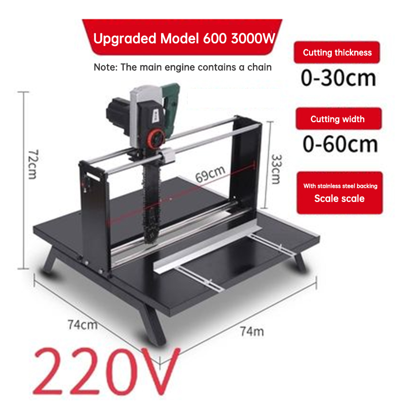 Power Tools Quotes - 3000W Masaüstü Elektrikli Testere Manuel Gazlı