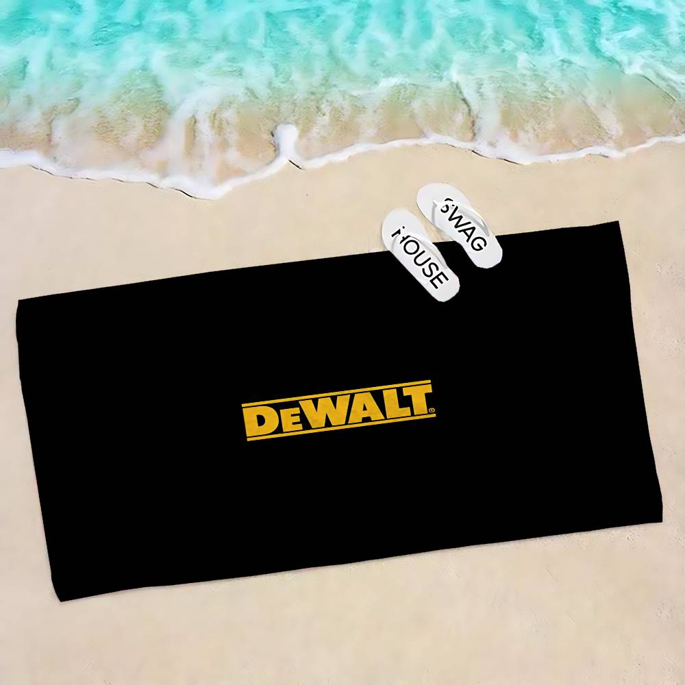 Power Tools Logo - Klasik Güç Logosu D-DewaltS Mikrofiber Battaniye