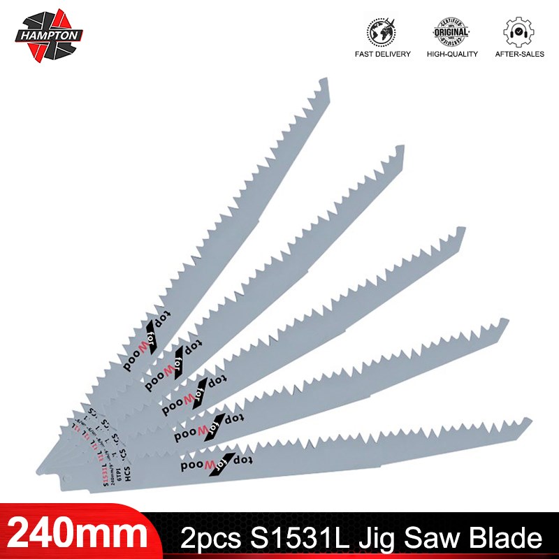 Power Tools Jigsaw - HAMPTON yapboz bıçakları 2 adet S1531L
