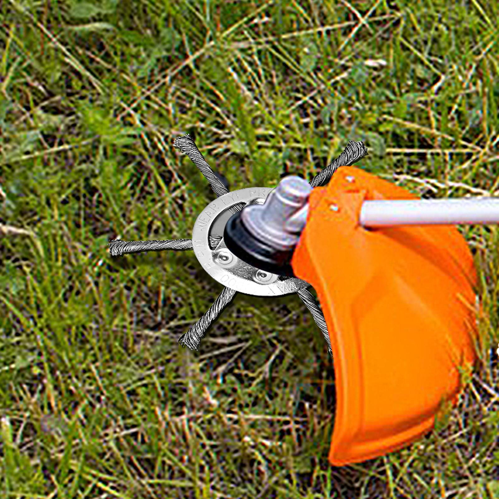 Power Tools Yard - Çelik Çim Kesme Başlığı Güvenli Tel