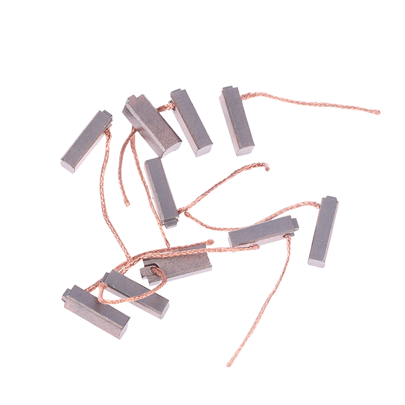 Power Tools Carbon Brush - SF10pcs yeni bakır 5*7*19mm Elektrik Jeneratörü