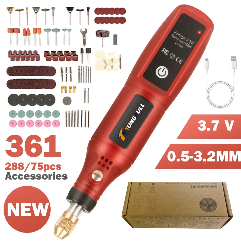 Power Tools Workshop - USB Şarj Edilebilir Kablosuz Gravür Kalemi
