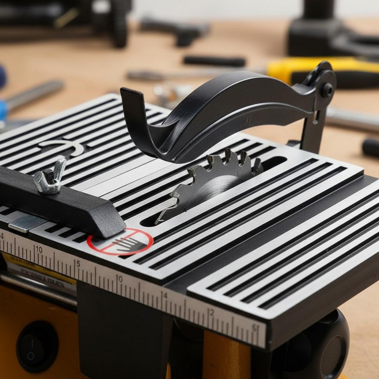 Power Tools Workshop - Mini Masa Testeresi Taşınabilir Minyatür Tezgah