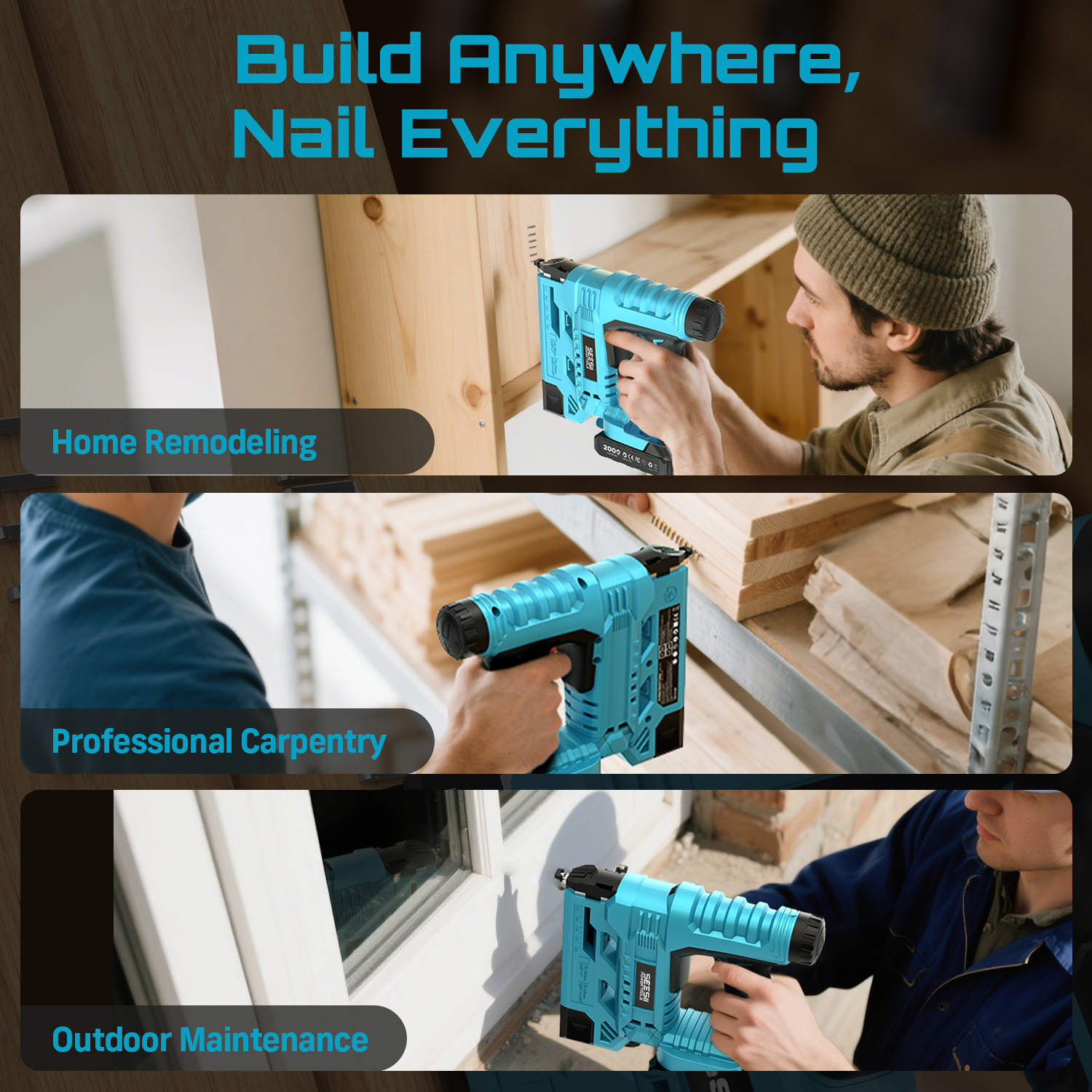 SEESII Elektrikli Çivi Tabanca - Power Tools Manual incelemesi ve fiyatı